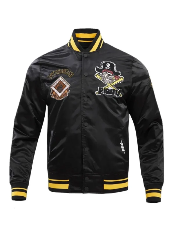 Pittsburgh Pirates Retro Classic Rib Satin Jacket