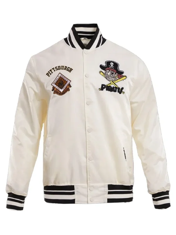 Pittsburgh Pirates Retro Classic Rib Satin Jacket