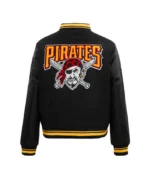Retro Classic Rib Pittsburgh Pirates Varsity Jacket