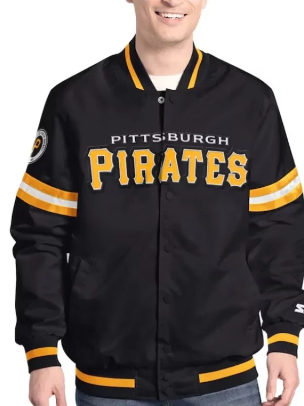 Pittsburgh Pirates Scout Varsity Satin Jacket