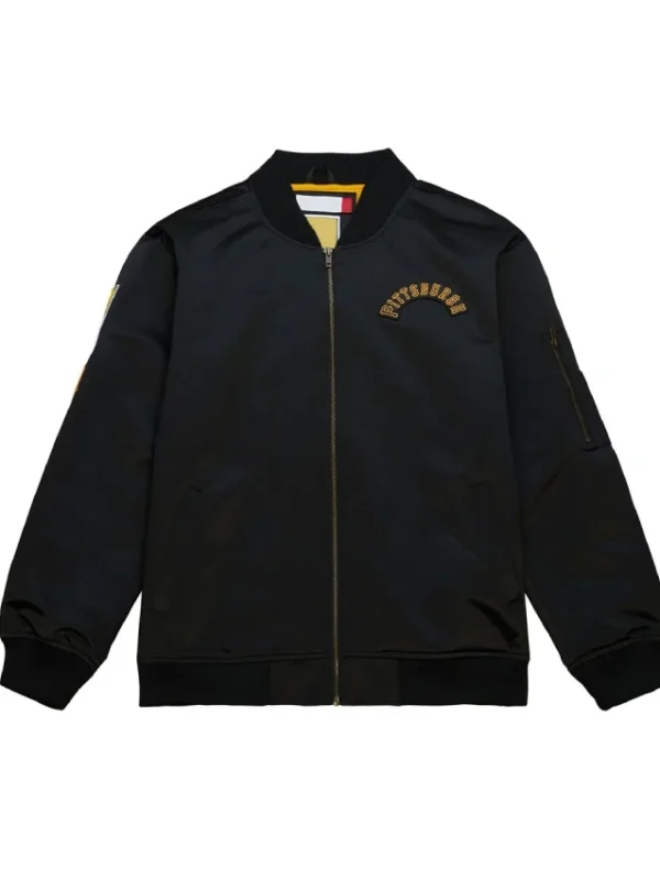 Pittsburgh Pirates Vintage Logo Lightweight Satin Jacket