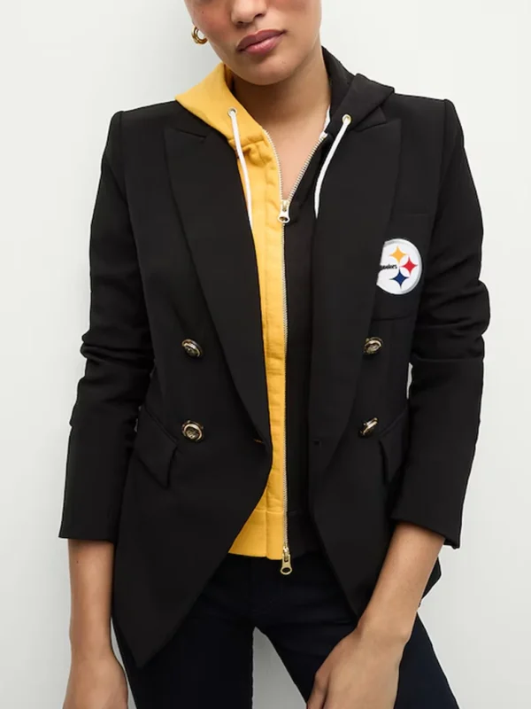Pittsburgh Steelers Black Blazer