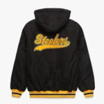 Pittsburgh Steelers Black Hooded Jacket