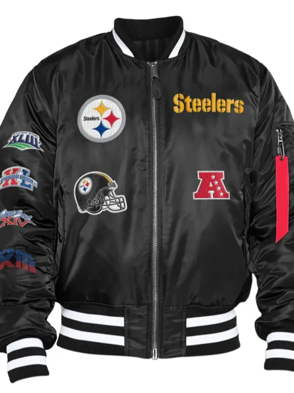Pittsburgh Steelers Bomber MA-1 Jacket