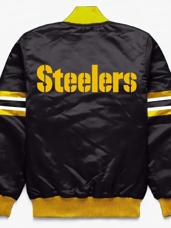 Pittsburgh Steelers Button Down Black Jacket