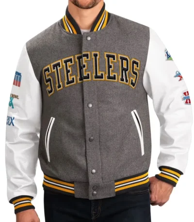 Pittsburgh Steelers Challenger Varsity Jacket