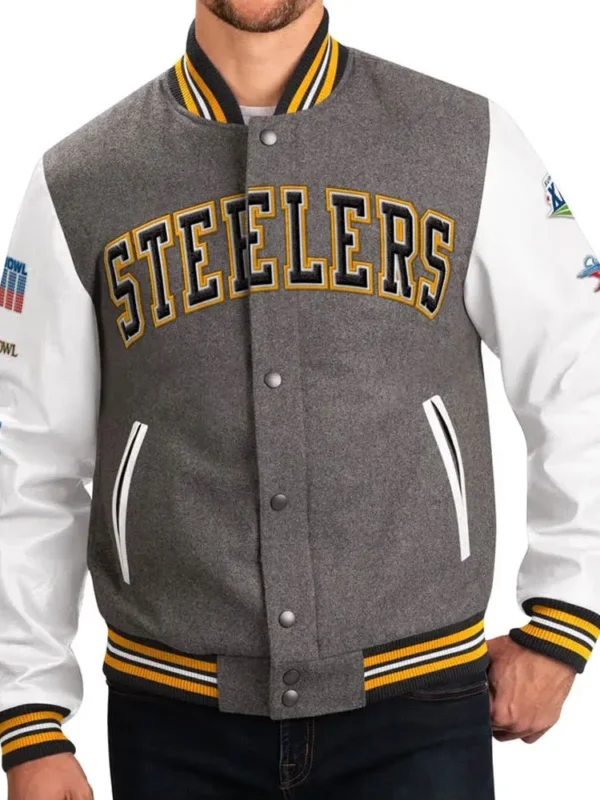 Pittsburgh Steelers Challenger Varsity Jacket
