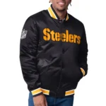 Pittsburgh Steelers Closer Black-Gold Satin Jacket