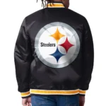 Pittsburgh Steelers Closer Black-Gold Satin Jacket