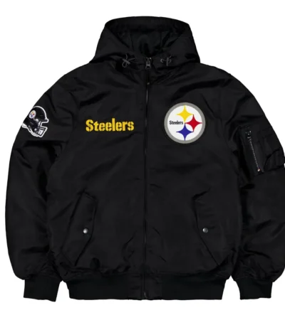 Pittsburgh Steelers Historic L-2B Hooded Bomber Jacket