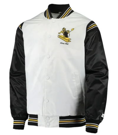 Pittsburgh Steelers Historic Renegade White and Black Jacket