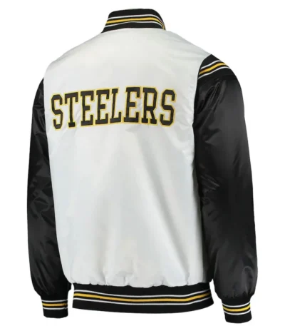 Pittsburgh Steelers Historic Renegade White and Black Jacket