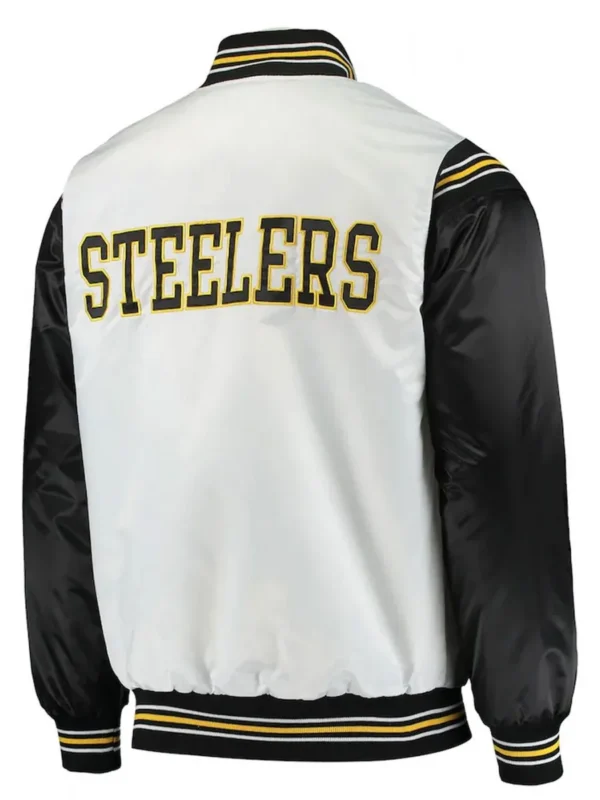 Pittsburgh Steelers Historic Renegade White and Black Jacket