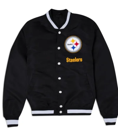 Pittsburgh Steelers Logo Select Black Jacket