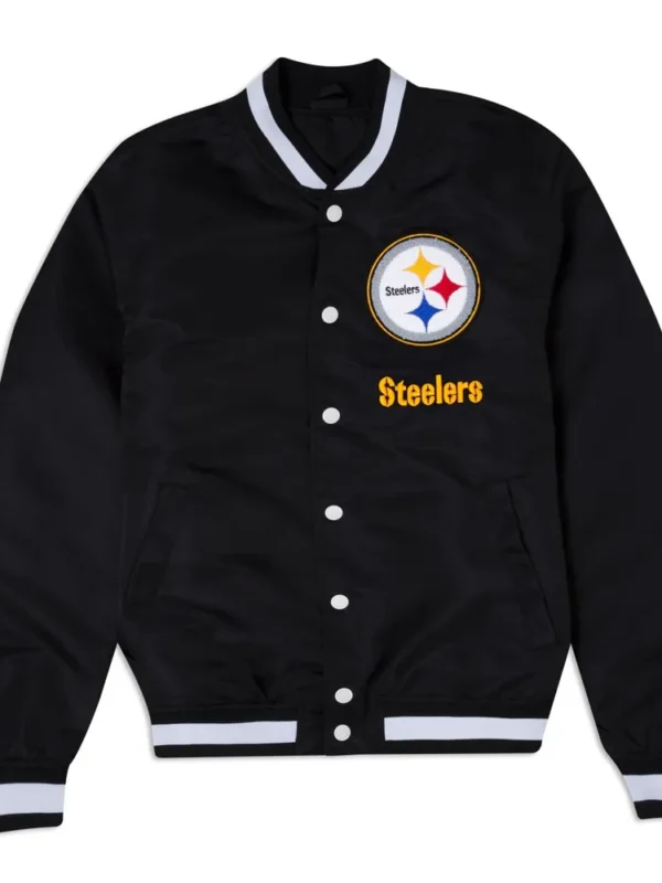 Pittsburgh Steelers Logo Select Black Jacket