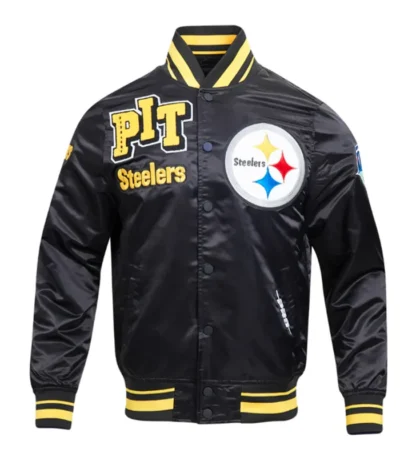 Pittsburgh Steelers Mashup Classic Rib Satin Jacket