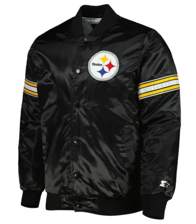 Pittsburgh Steelers Pick and Roll Satin Jacket