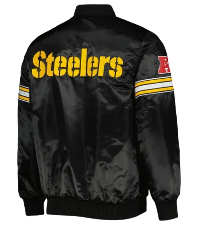 Pittsburgh Steelers Pick and Roll Satin Jacket