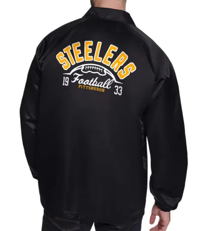 Pittsburgh Steelers Retro Logo Coaches Jacket