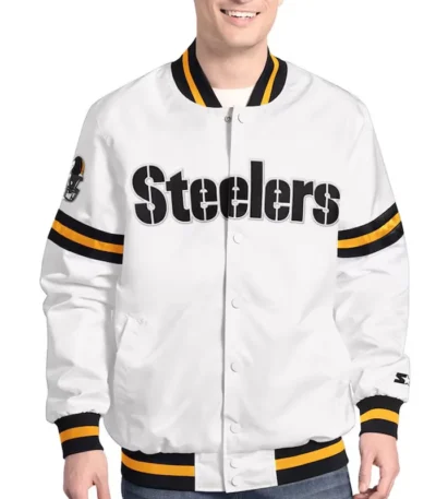 Pittsburgh Steelers Scout Varsity Satin Jacket