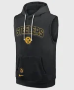 Pittsburgh Steelers Sideline Sleeveless Hoodie