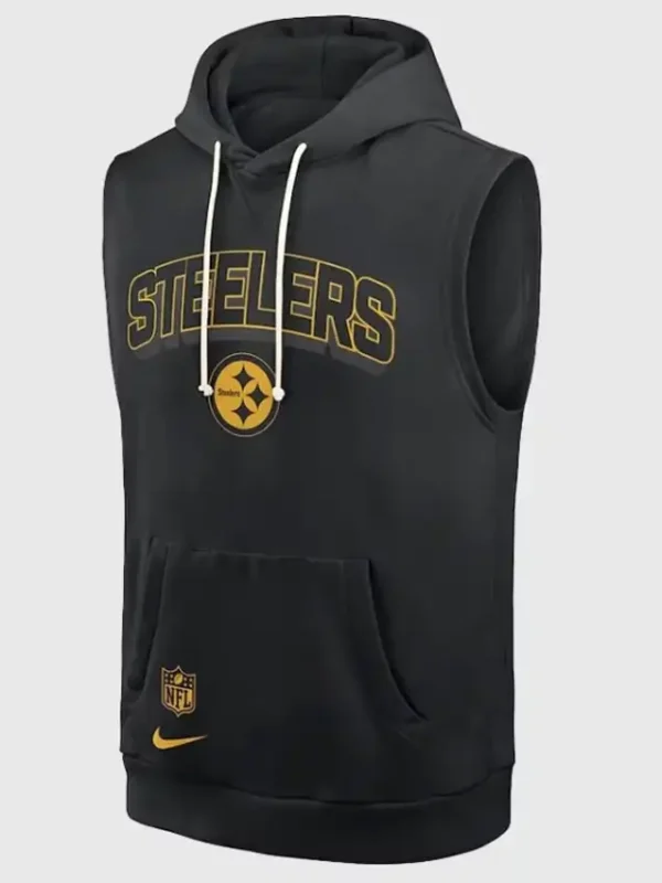 Pittsburgh Steelers Sideline Sleeveless Hoodie