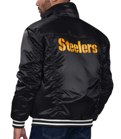 Pittsburgh Steelers Silver Tab Trucker Jacket