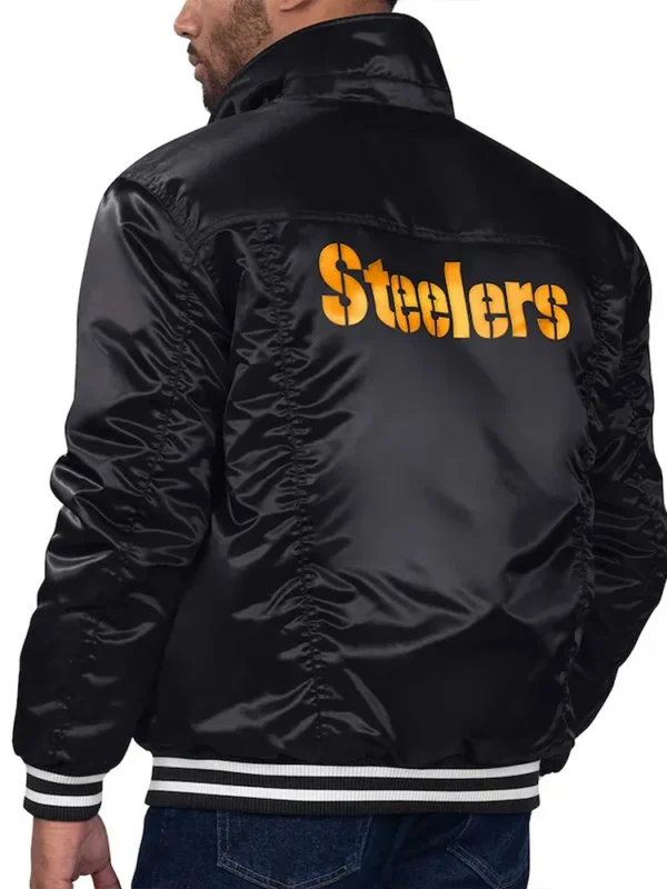 Pittsburgh Steelers Silver Tab Trucker Jacket