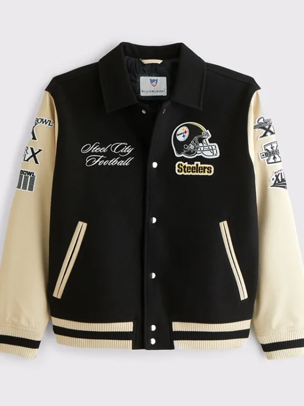 Pittsburgh Steelers Varsity Bomber Jacket