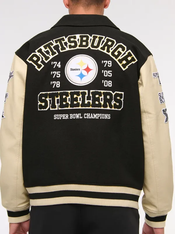 Pittsburgh Steelers Varsity Bomber Jacket