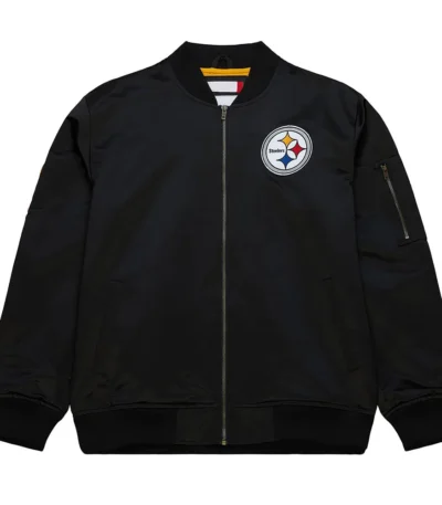 Pittsburgh Steelers Vintage Logo Lightweight Satin Jacket