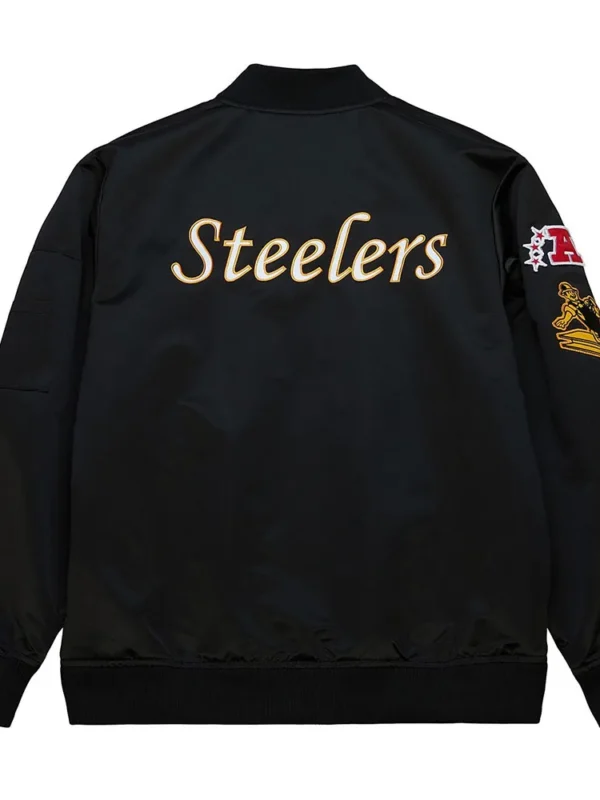 Pittsburgh Steelers Vintage Logo Lightweight Satin Jacket