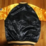 Pittsburgh Steelers Yellow and Black Super Bowl Satin Jacket