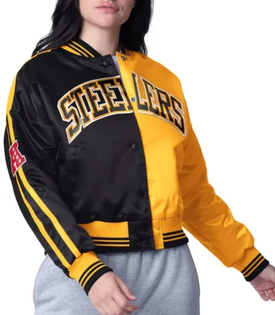 Pittsburgh Steelers Zone Blitz Black-Gold Jacket