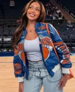 Playoff Game 2026 Jordyn Woods Knicks Jacket