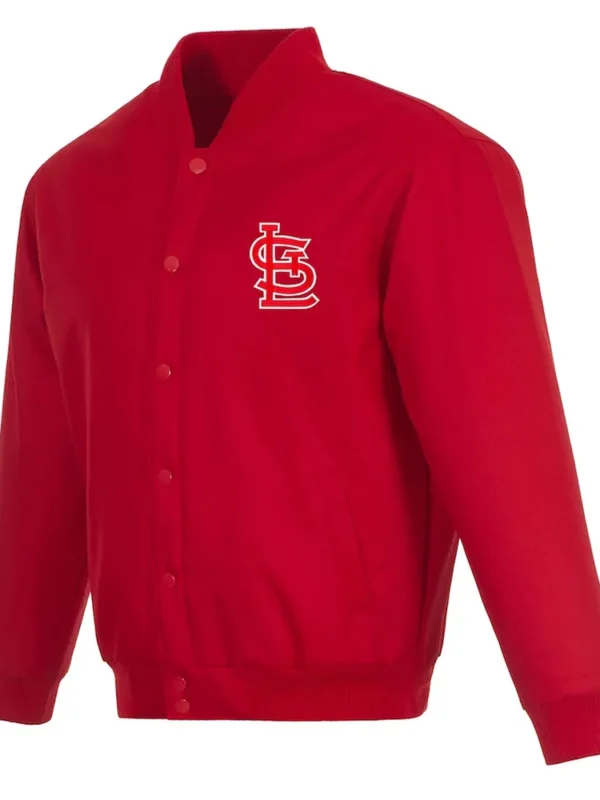 Poly-Twill St. Louis Cardinals Red Jacket