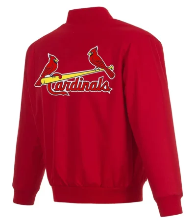 Poly-Twill St. Louis Cardinals Red Jacket