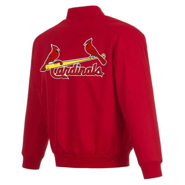 Poly-Twill St. Louis Cardinals Red Jacket