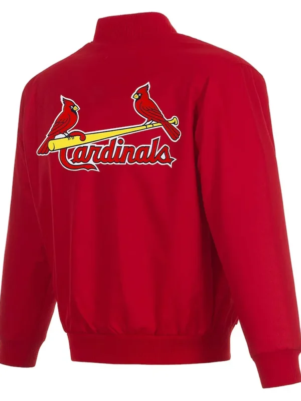 Poly-Twill St. Louis Cardinals Red Jacket