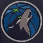 Poly-twill T-Wolves Navy Jacket