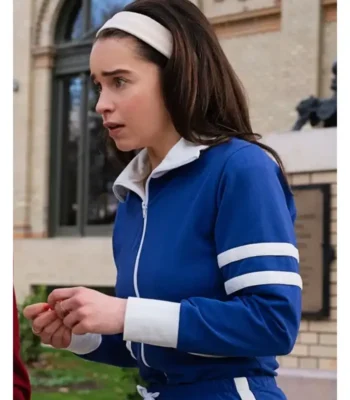Ponies Emilia Clarke Blue Track Jacket