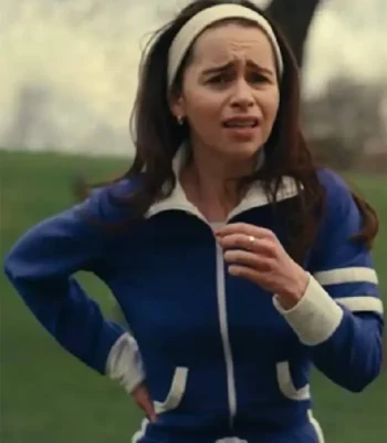 Ponies Emilia Clarke Blue Track Jacket