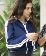 Ponies Emilia Clarke Blue Track Jacket