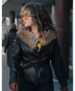 Ponies Twila Black Leather Jacket