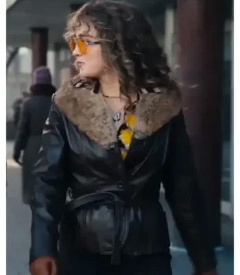 Ponies Twila Black Leather Jacket