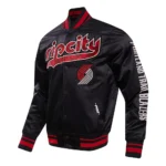 Portland Trail Blazers 2023-24 City Edition Black Satin Jacket