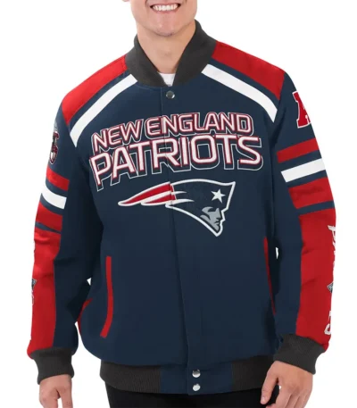 Power Forward Racing New England Patriots Jacket