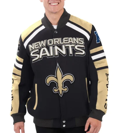 Power Forward Racing New Orleans Saints Jacket
