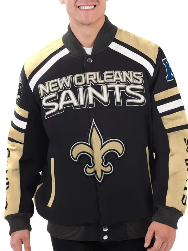 Power Forward Racing New Orleans Saints Jacket