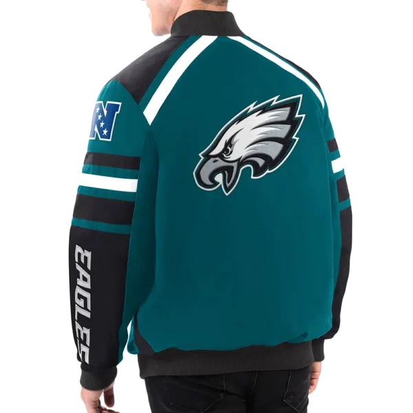 Power Forward Racing Philadelphia Eagles Jacket